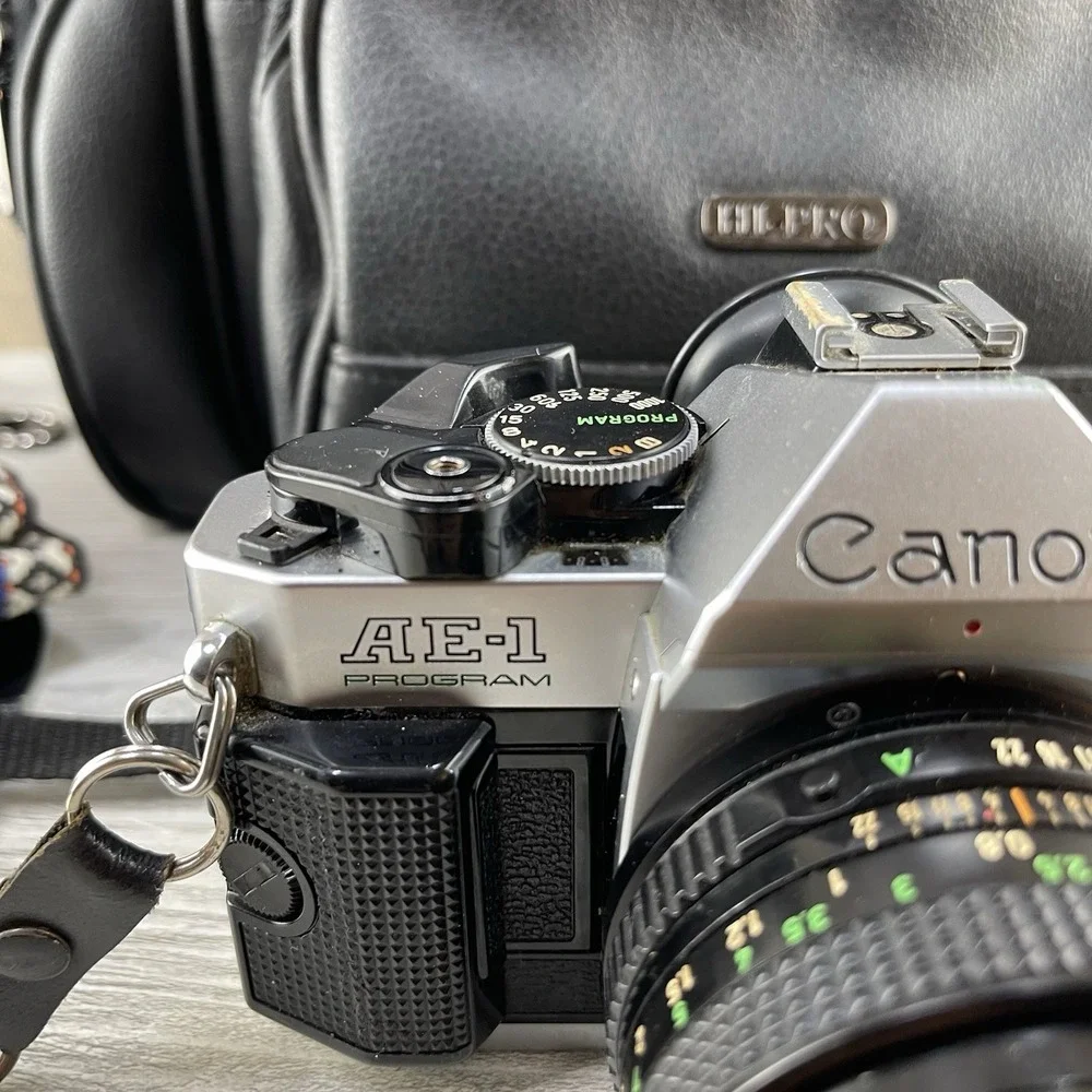Canon AE-1 35mm SLR Film Camera w/ 50mm f/1.4 FD Lens